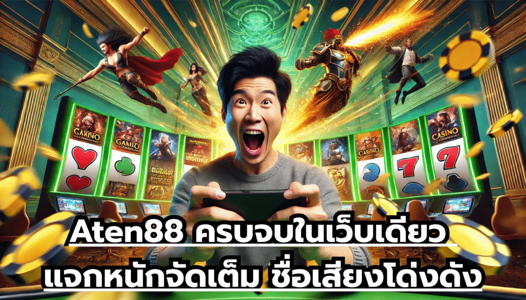 Aten88 ครบจบในเว็บเดียว แจกหนักจัดเต็ม ชื่อเสียงโด่งดัง