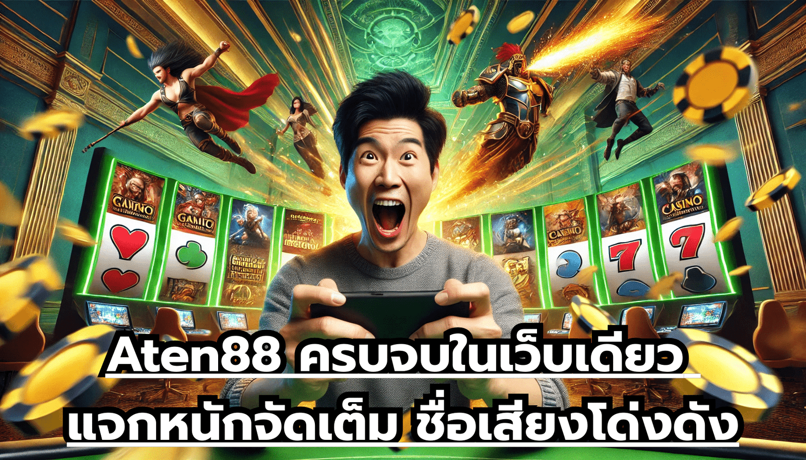 Aten88 ครบจบในเว็บเดียว แจกหนักจัดเต็ม ชื่อเสียงโด่งดัง
