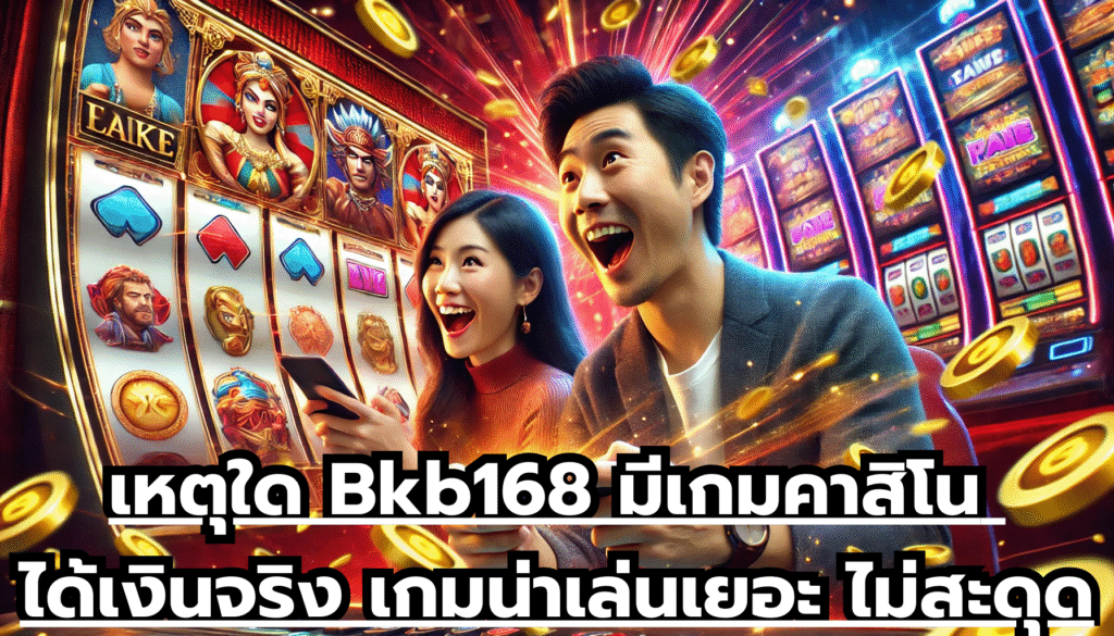 เหตุใด Bkb168 มีเกมคาสิโน ได้เงินจริง เกมน่าเล่นเยอะ ไม่สะดุด