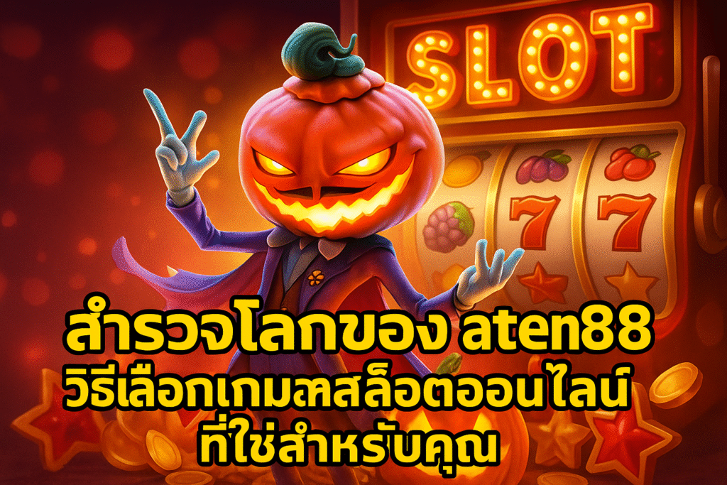 สำรวจโลกของ aten88 วิธีเลือกเกมสล็อตออนไลน์ที่ใช่สำหรับคุณ